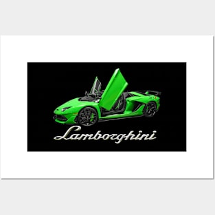 Lamborghini SVJ Supercar Products Posters and Art